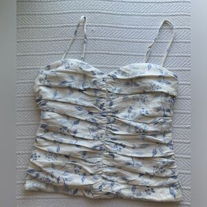 Reformation Fennel Linen Top (NEW w/o tags)